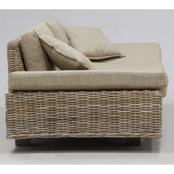 Canapé en poelet et tissu meridional - 1599