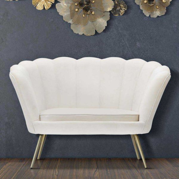 Canapé en tissu Vienna 130 x 74 x 84 cm - MAURO FERRETTI