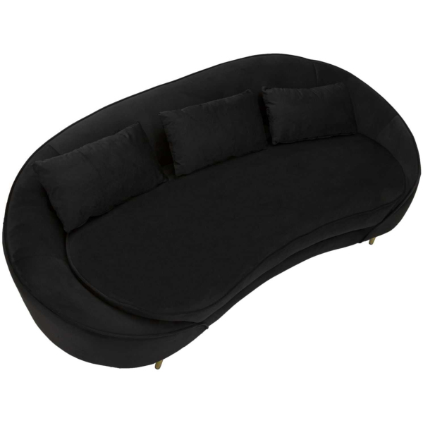 Canapé en tissu 3 places Oslo 185 x 84 x 68 cm - 7