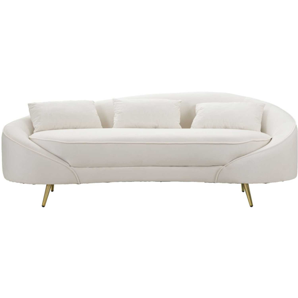 Canapé en tissu 3 places Oslo 185 x 84 x 68 cm - 759