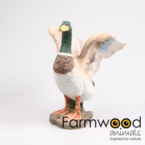 Canard colvert en résine - Farmwood animals