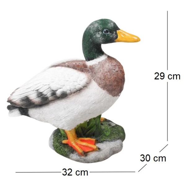 Canard colvert en résine - IMH-0103