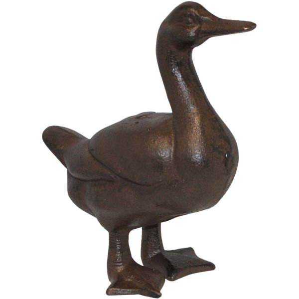 Canard décoratif en fonte 18 x 7 x 19 cm