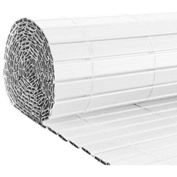 Canisse en pvc blanc double face qualité + (1.20 x 2.5 m)