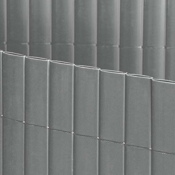 Canisse en PVC gris perle double face qualité + - 45,90