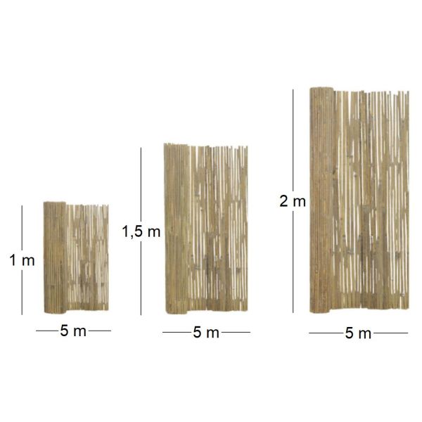 Canisse en lames de bambou - AUB-5529