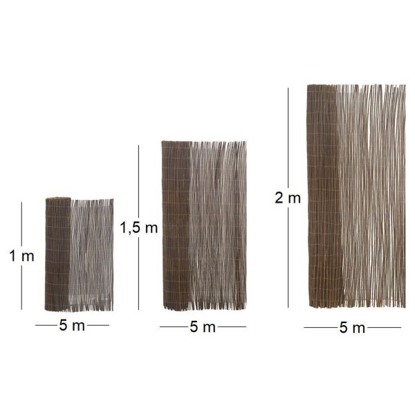 Canisse en osier naturel - AUB-5547