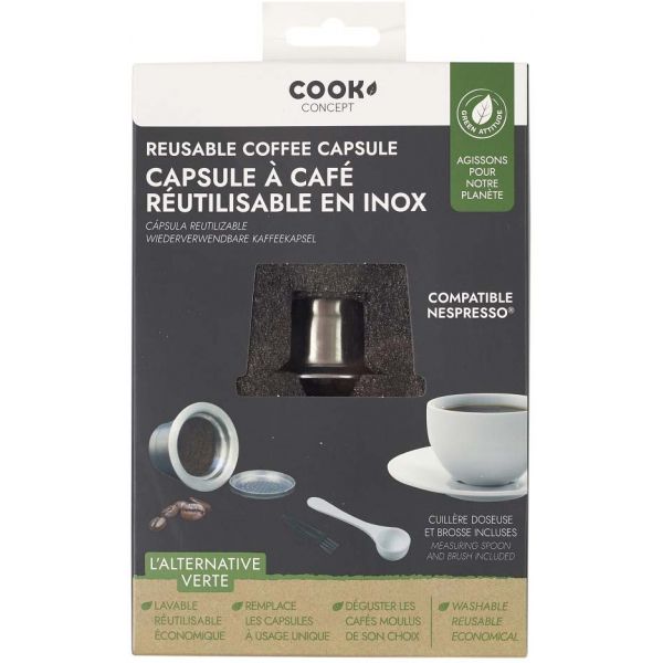 Capsule à café réutilisable compatible Nespresso - 8