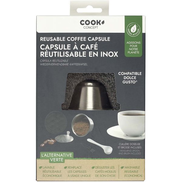 Capsule réutilisable en inox compatible Dolce Gusto - 8