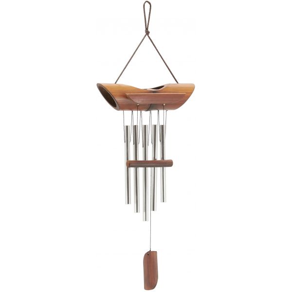 Carillon en bambou et métal 50 cm