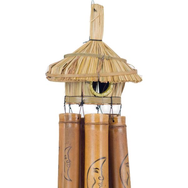 Carillon en bois avec cabane - 24,90
