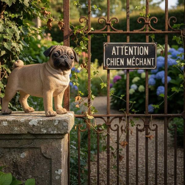 Carlin debout en résine 33 cm - VIVID ARTS