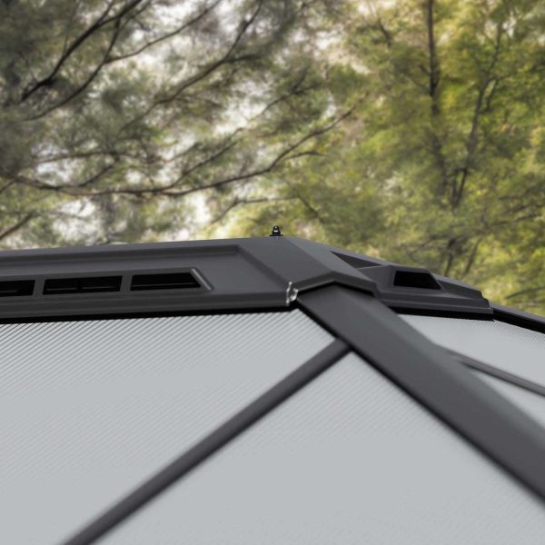 Carport en aluminium et polycarbonate Colorado - 5