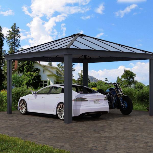 Carport en aluminium et polycarbonate Colorado - Canopia by Palram