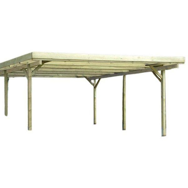 Carport en bois couverture PVC  Basic