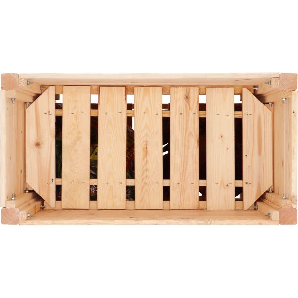 Carré potager avec espace de stockage en pin - 8