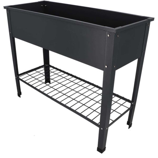 Carré potager en métal anthracite - 69,90