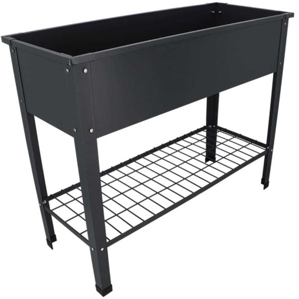 Carré potager en métal anthracite - ESSCHERTS GARDEN
