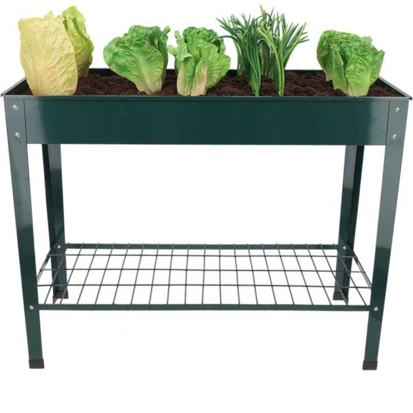 Carré potager en métal vert - ESS-1593