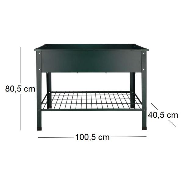 Carré potager en métal vert - ESS-1593