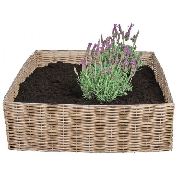 Carré potager aspect osier 70L - ESS-0535