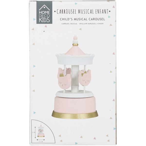 Carroussel musical en bois pour enfant - 6