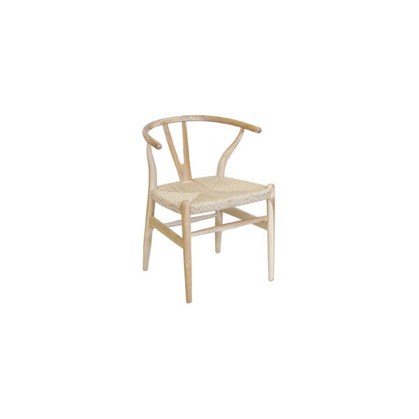 Chaise Ming en teck naturel et synthétique - outdoor