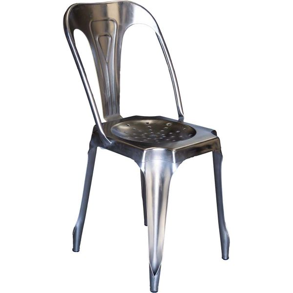 Chaise Vintage en métal - 5