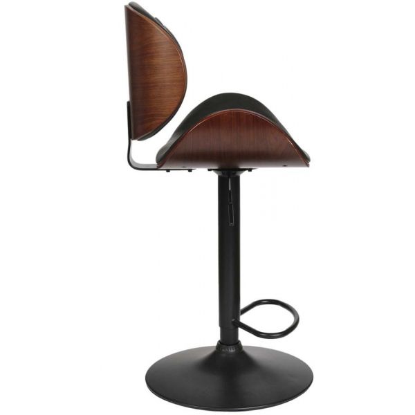Chaise de bar bois et PU Reno - 139