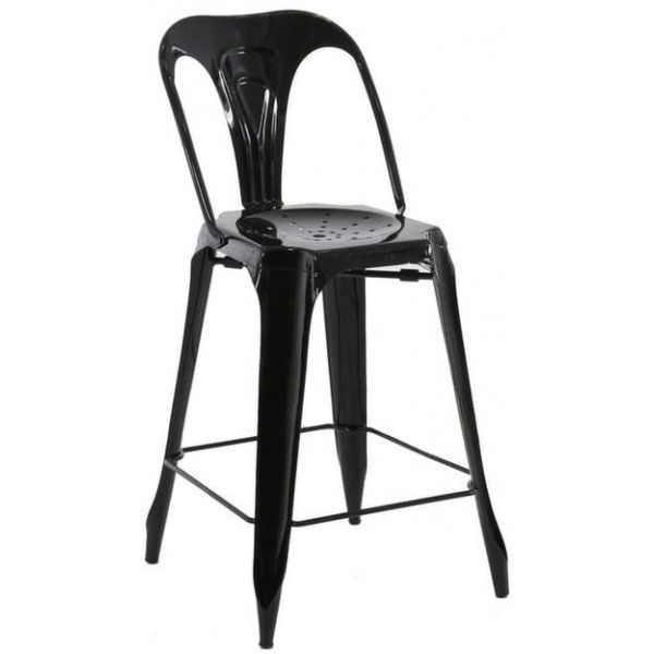 chaise bar industriel chaise de bar esprit industriel lot de 2 noir chaise bar industriel chaise de bar esprit industriel lot de 2 noir