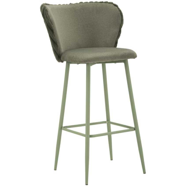 Chaise de bar en tissu et métal Alaska (Lot de 2) - 199