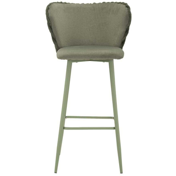 Chaise de bar en tissu et métal Alaska (Lot de 2) - 5
