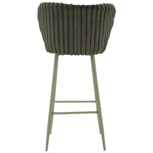 Chaise de bar en tissu et métal Alaska (Lot de 2) - 7