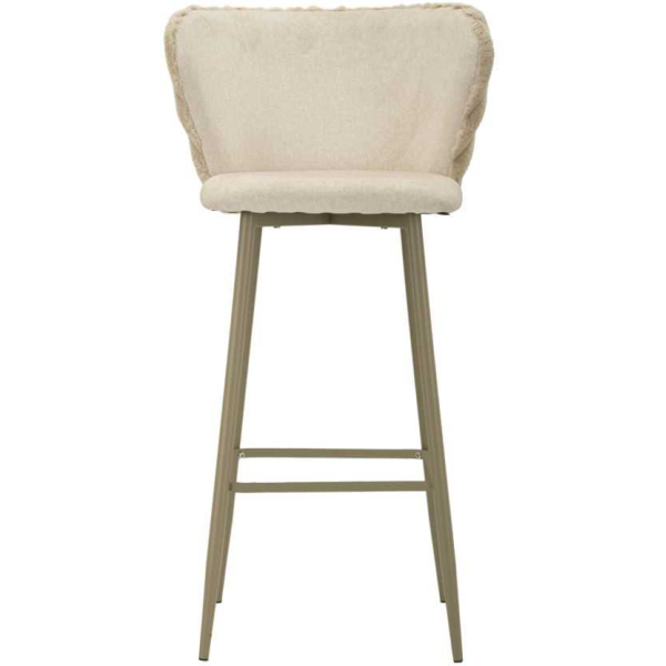 Chaise de bar en tissu et métal Alaska (Lot de 2) - 5