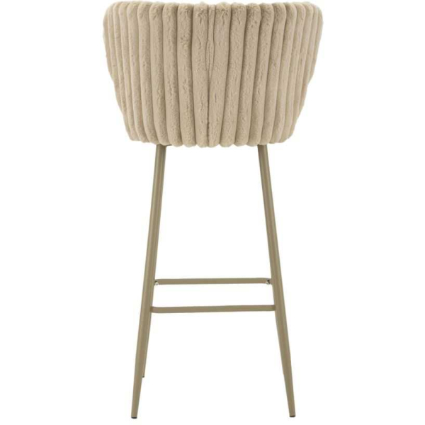 Chaise de bar en tissu et métal Alaska (Lot de 2) - 7
