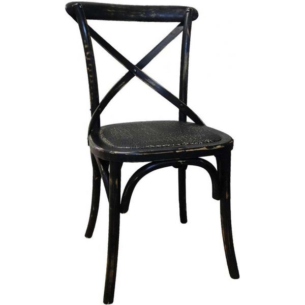 Chaise bistrot noire