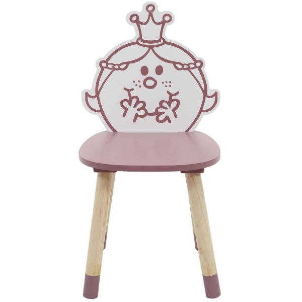 Chaise en bois pour enfant Monsieur madame - CMP-4659