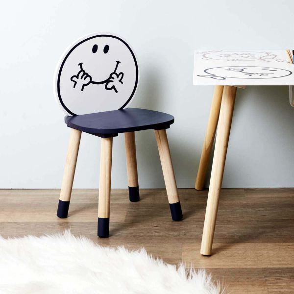 Chaise en bois pour enfant Monsieur madame - MONSIEUR MADAME