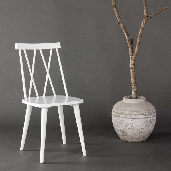 Chaise en bois d'hévéa Mariette - VENTURE HOME