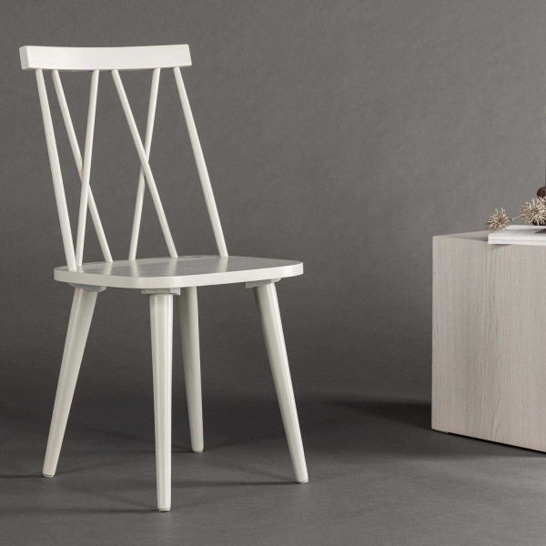 Chaise en bois d'hévéa Mariette - VENTURE HOME