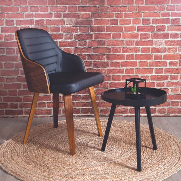 Chaise en bois et polyuréthane Nash - THE HOME DECO FACTORY