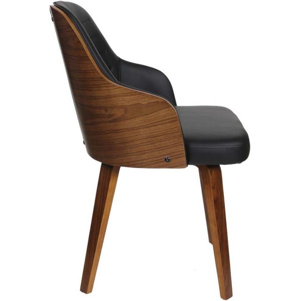 Chaise en bois et polyuréthane Nash - 5