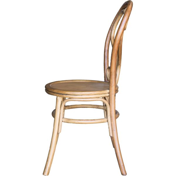 Chaise brasserie en bois d'orme Montmartre - ANTIC LINE CRéATIONS