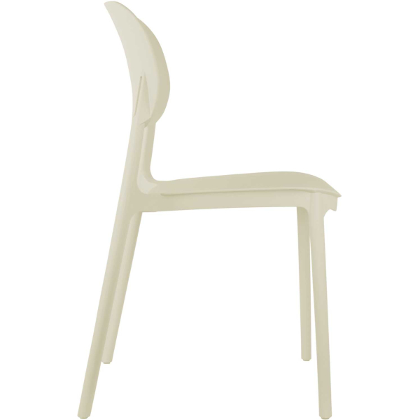 Chaise colorée en polypropylène Cheer - LEITMOTIV