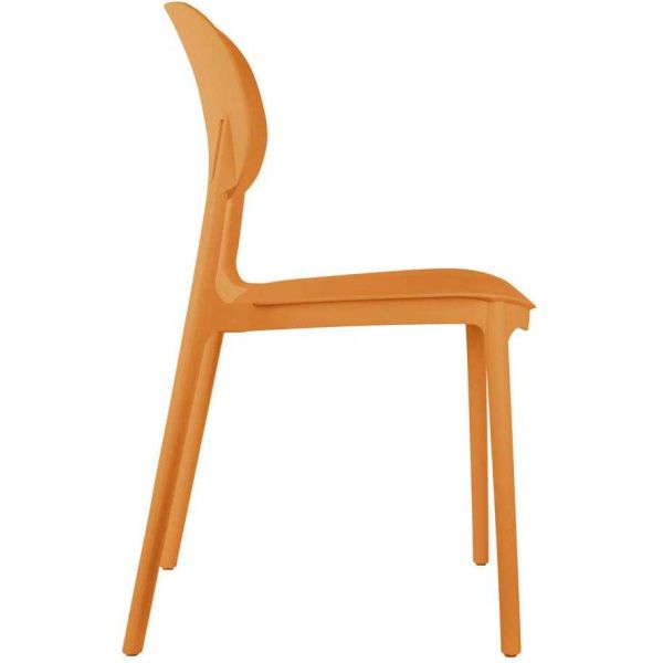 Chaise colorée en polypropylène Cheer - PRE-1551