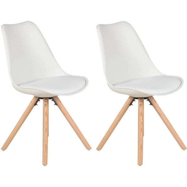 Chaise design Cross (Lot de 2)