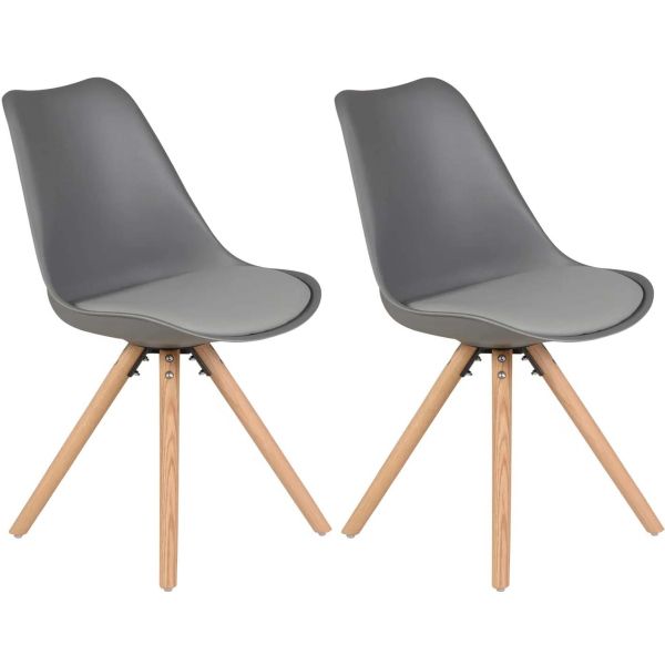 Chaise design Cross (Lot de 2)