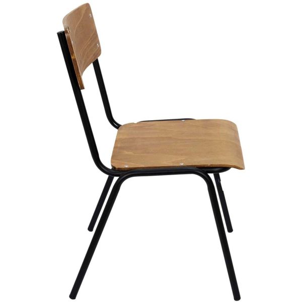 Chaise écolier en bois (Lot de 2) - 119
