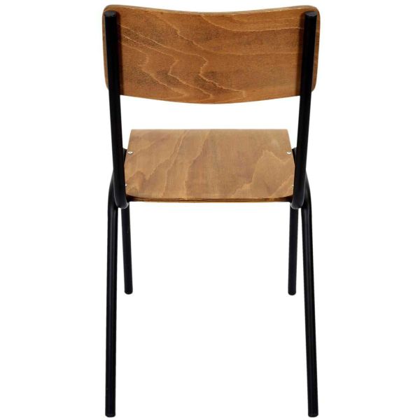 Chaise écolier en bois (Lot de 2) - 5