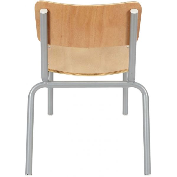 Chaise écolier pour enfant en bois et métal - 5